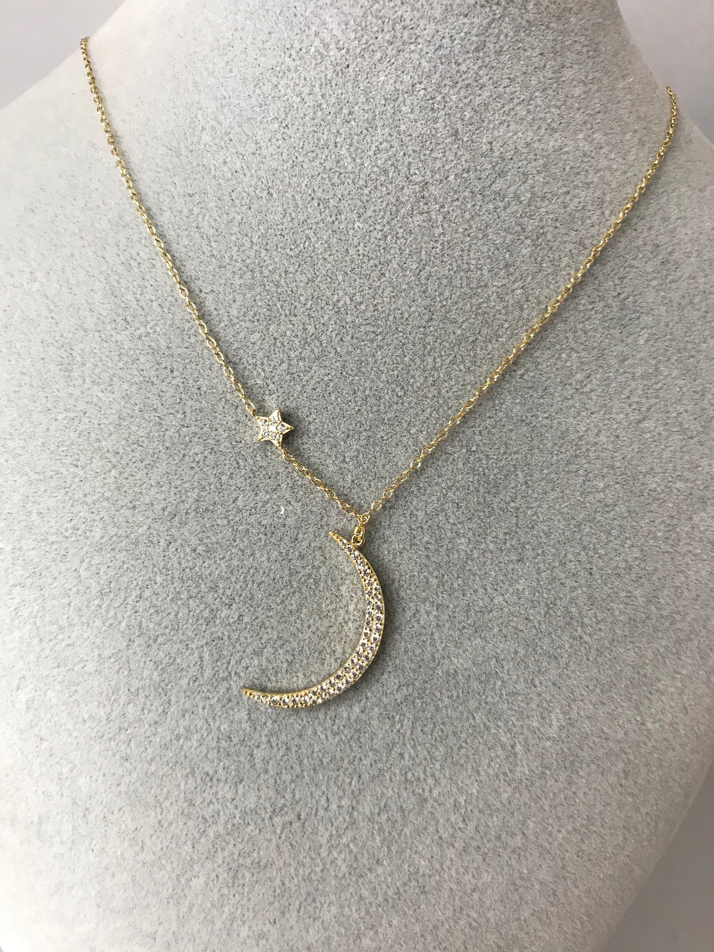 Moon & Star Necklace