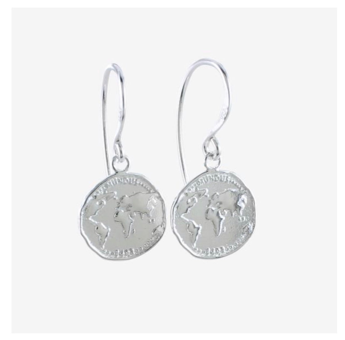 Coin World Earrings